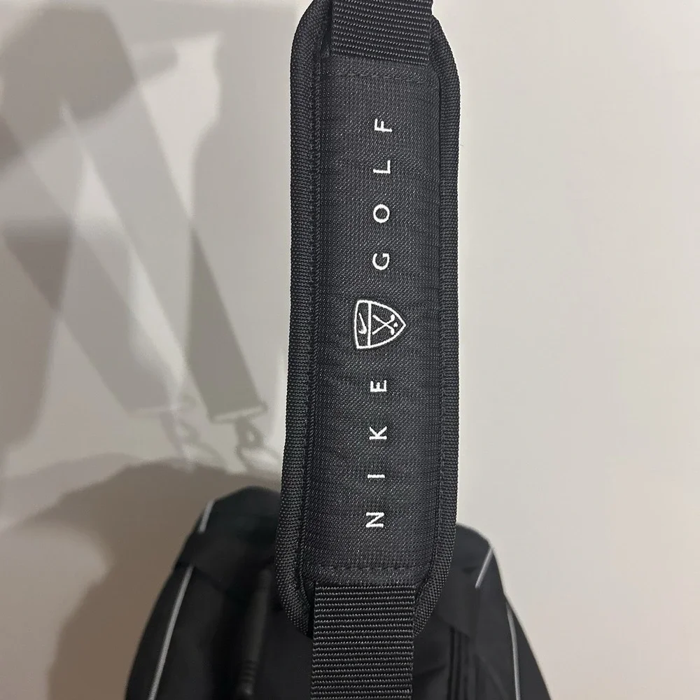 Nike Golf Duffel Bag Black Travel Gym Bag Foundation Fighting Blindness Logo